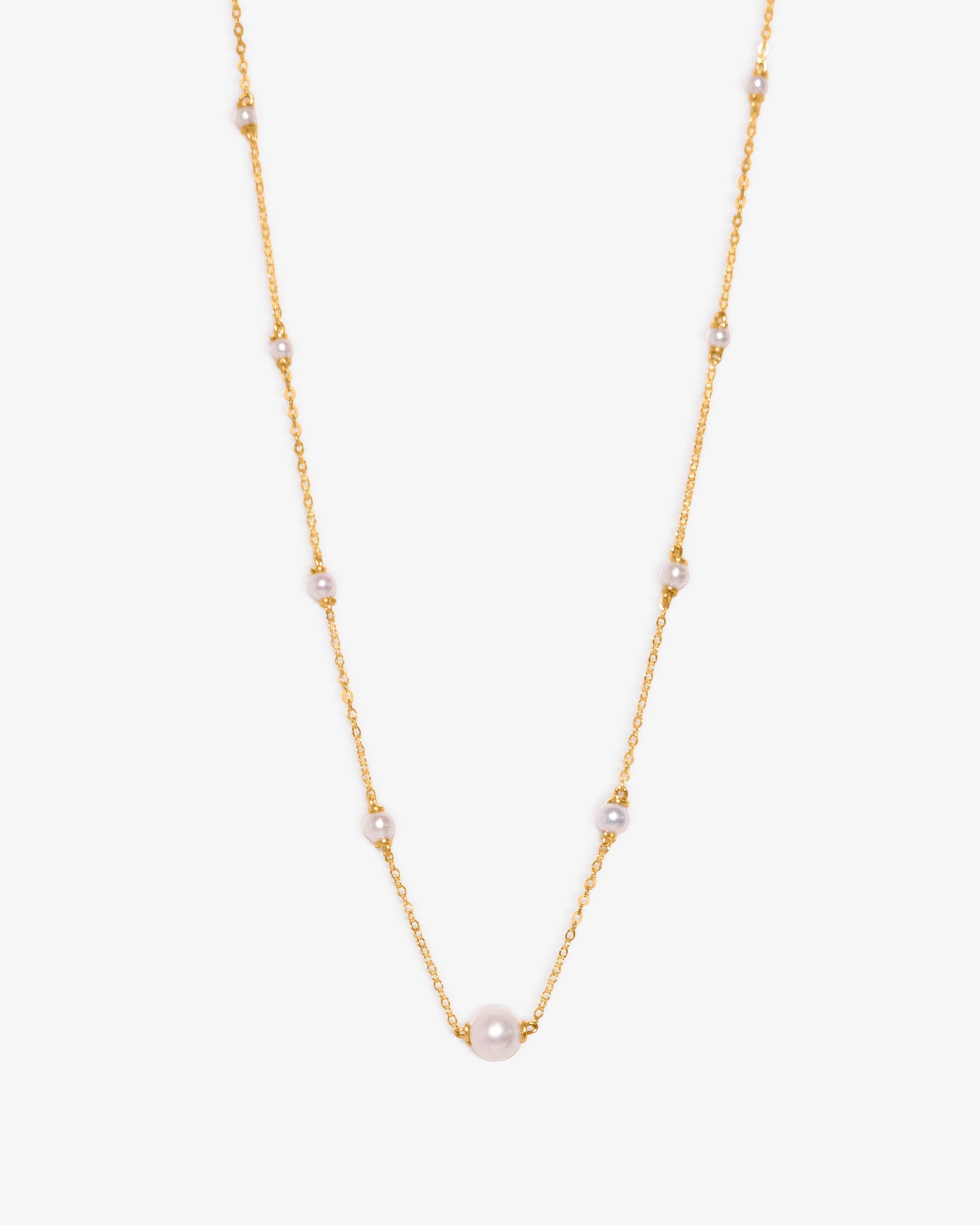 Lena Necklace - | Adorn Pili | Pearl Statement Jewelry