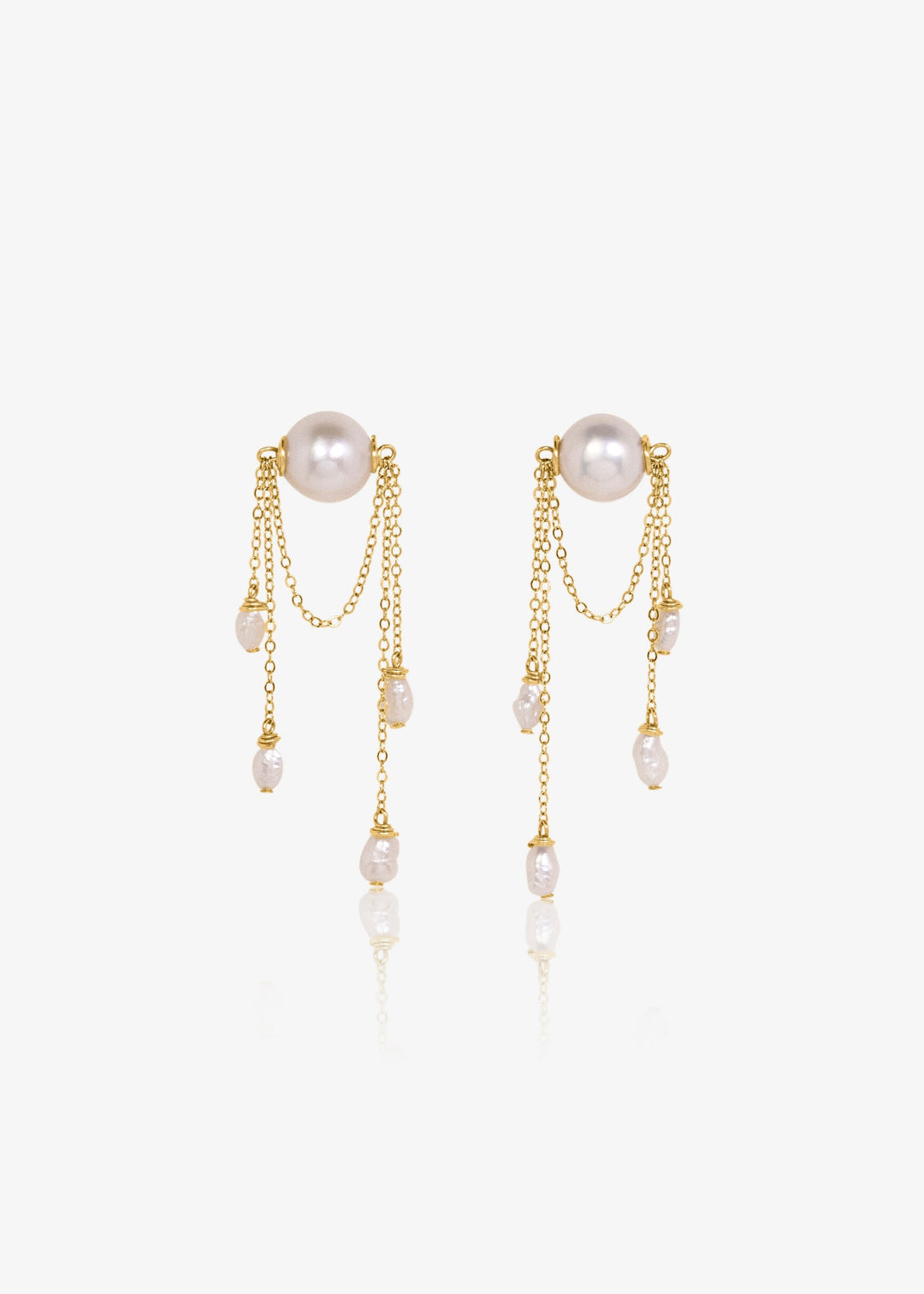 Luna Earrings - These earrings are unique, just like the pearls used to make them. They are sure to become future heirlooms. 14K Gold-Filled or Sterling Silver Tarnish-Resistant & Hypoallergenic AAA Grade Genuine Freshwater Pearls Handmade in NJ/NY Earrin