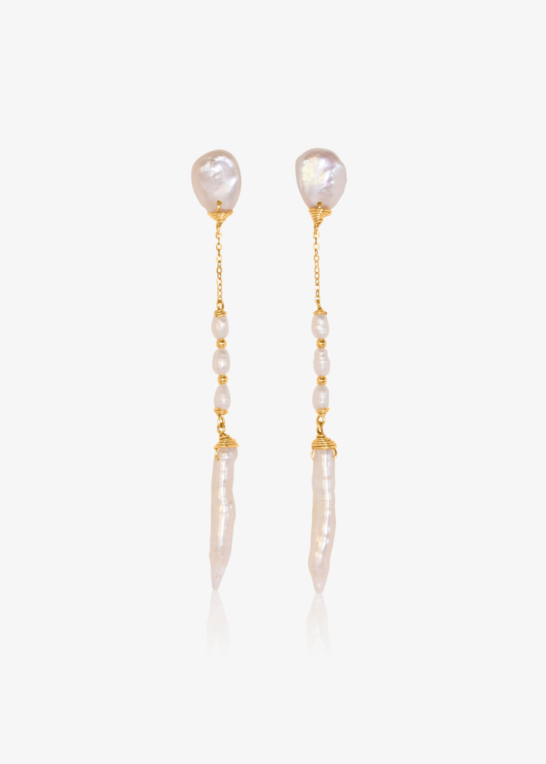 14K Nora - Effortless and light on your ears, these earrings feel unique and refreshing. Great with a white button down or paired with your favorite slip dress, these earrings are a great staple. 14K Solid Gold Tarnish-Resistant & Hypoallergenic AAA Grade