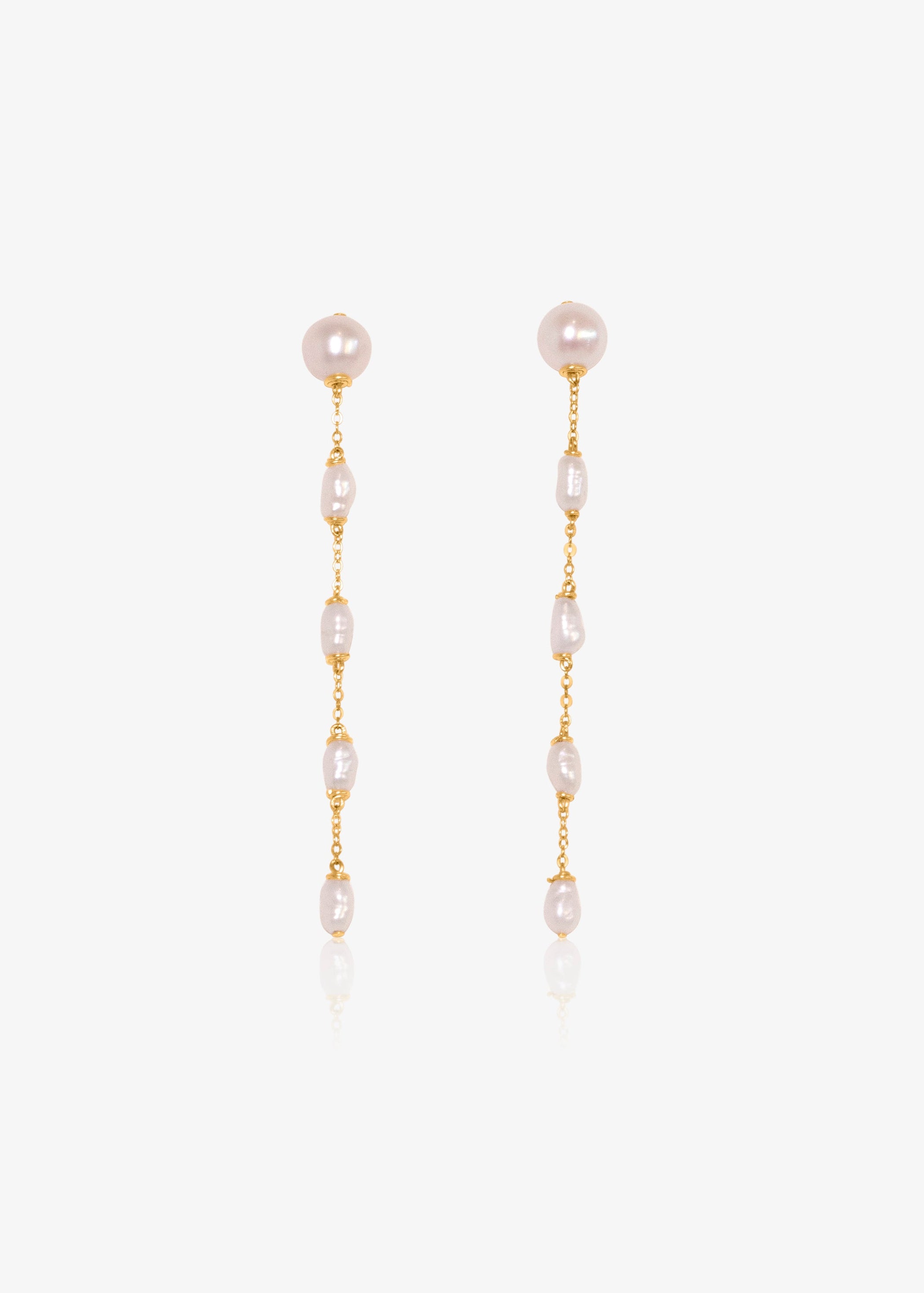 Adria Earrings - | Adorn Pili | Pearl Statement Jewelry