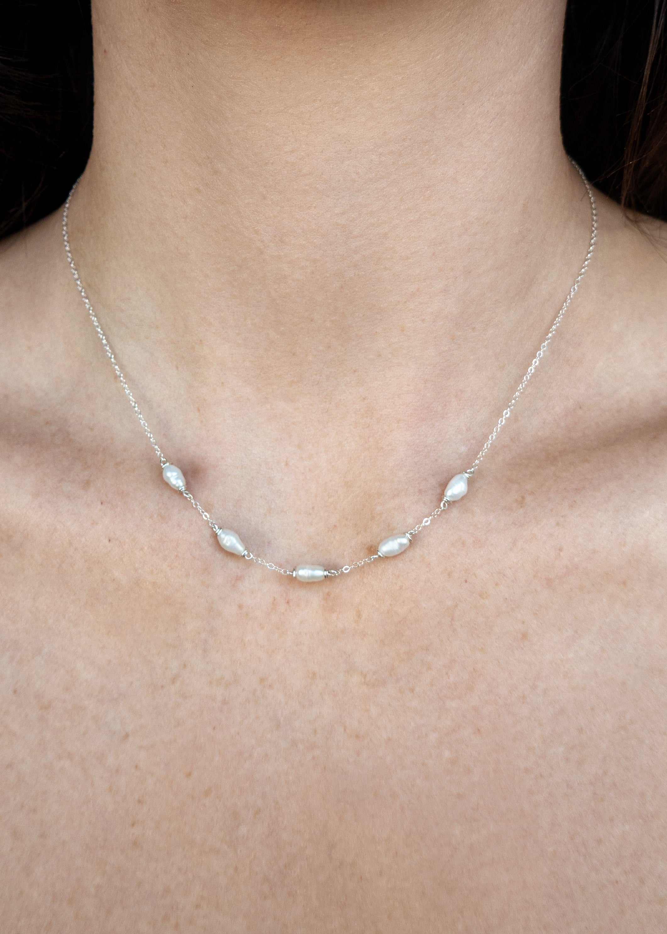 Adria Necklace - | Adorn Pili | Pearl Statement Jewelry