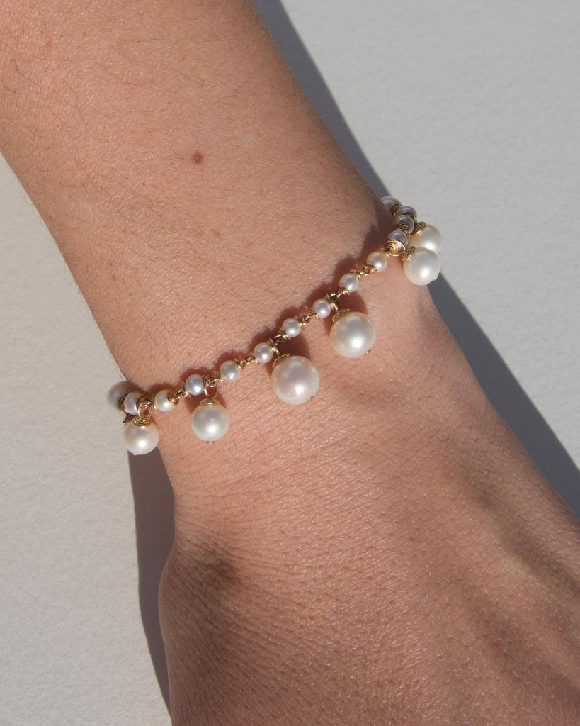 Alora Bracelet - | Adorn Pili | Pearl Statement Jewelry