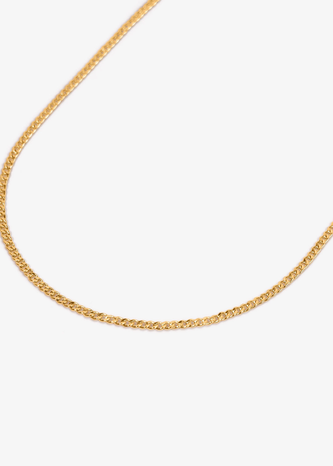 Chic gold-filled curb chain