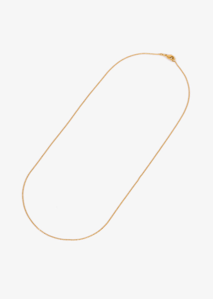 Gold-filled 20" thin dazzling ball chain