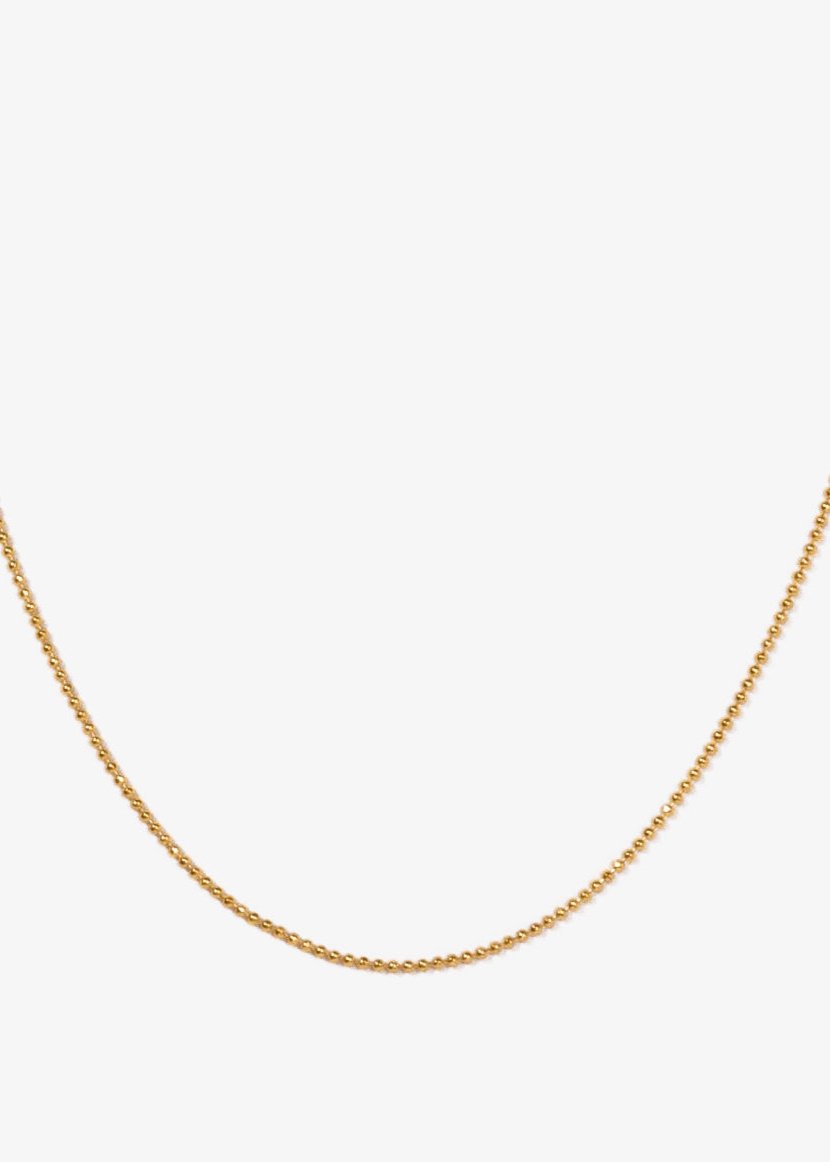 Gold-filled 20" thin dazzling ball chain