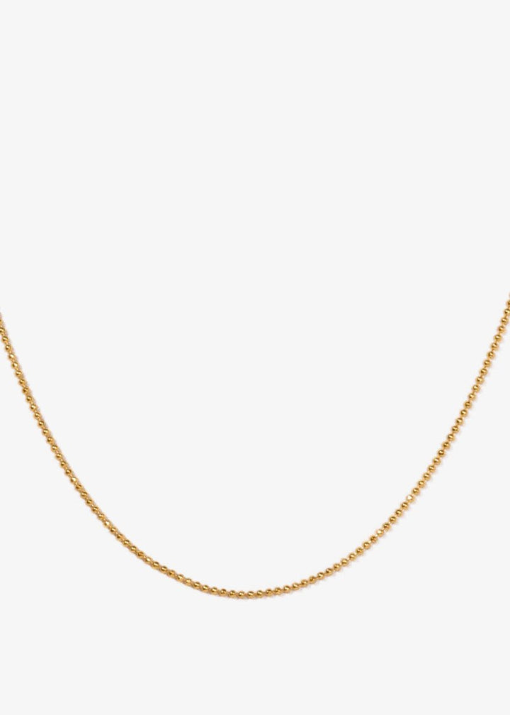 Gold-filled 20" thin dazzling ball chain