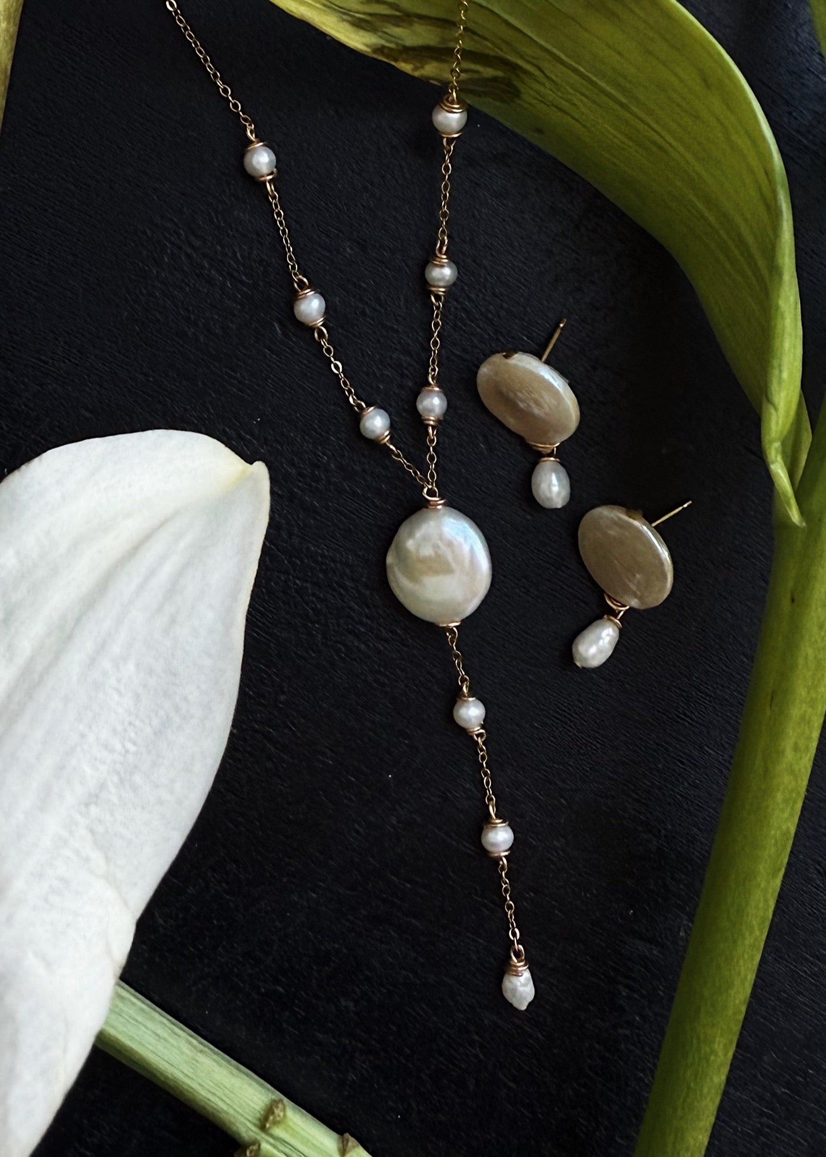 Adorn Pili Lana Pearl Necklace 14K Gold-Filled – Genuine