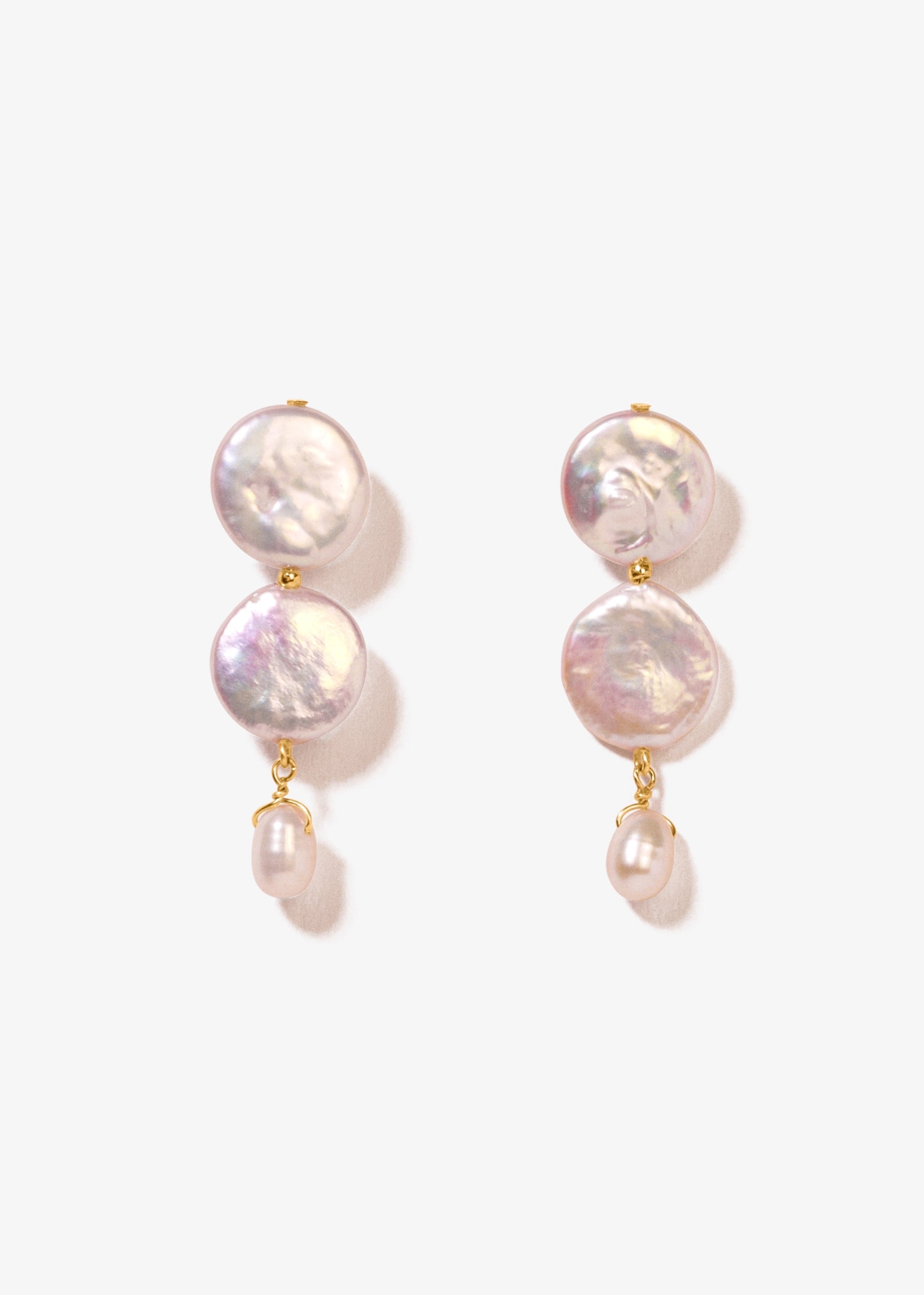 Adorn Pili Layla Pearl Earrings 14K Gold-Filled, Freshwater