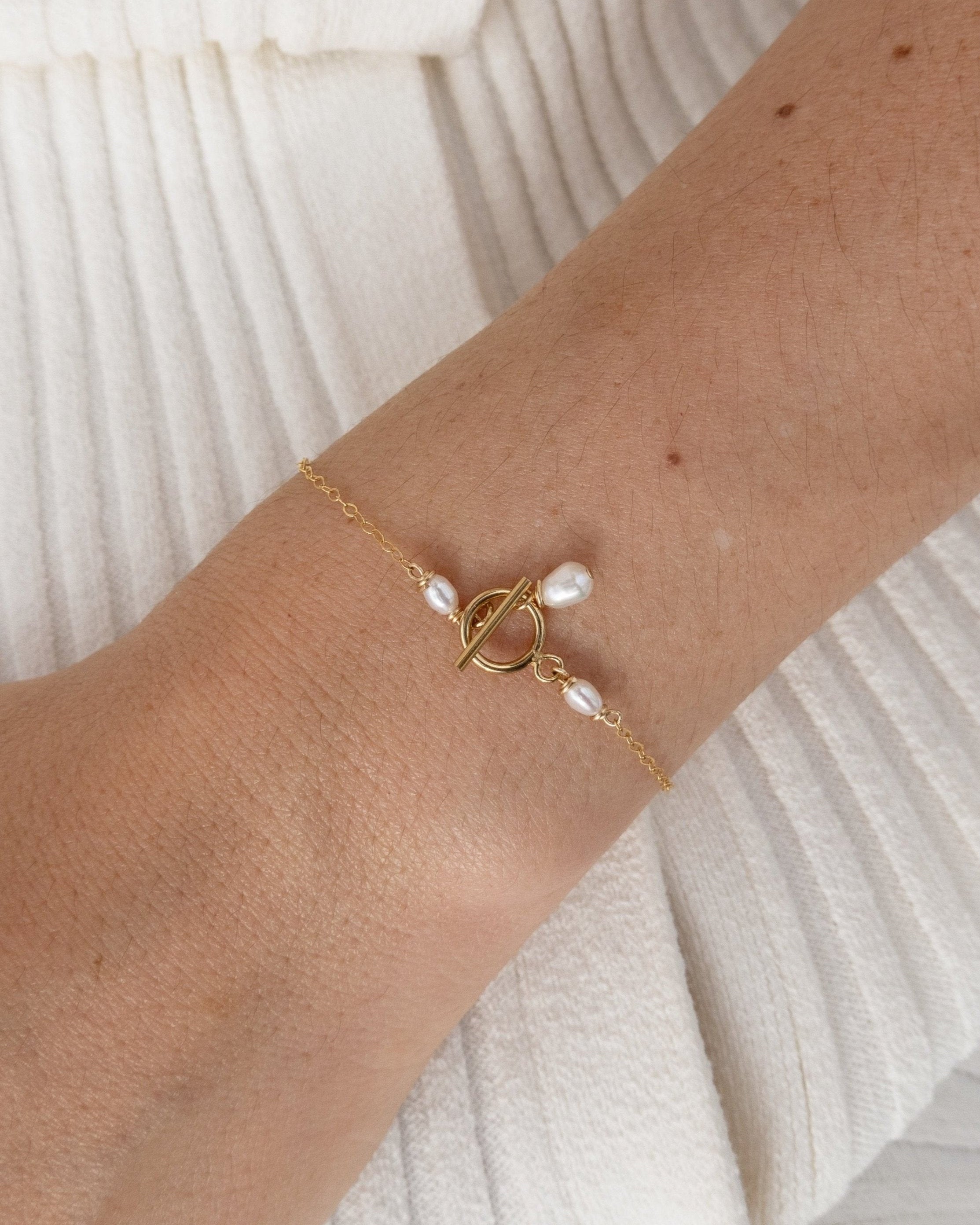 Liv Bracelet - | Adorn Pili | Pearl Statement Jewelry