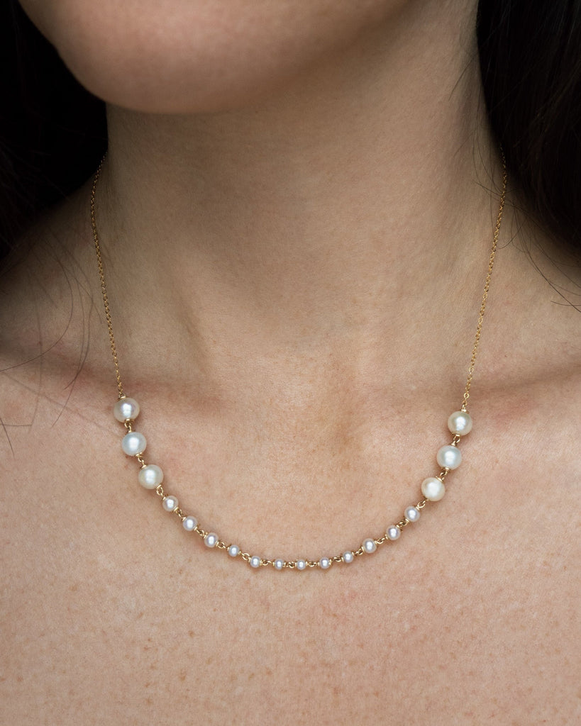 Odette Necklace - | Adorn Pili | Pearl Statement Jewelry