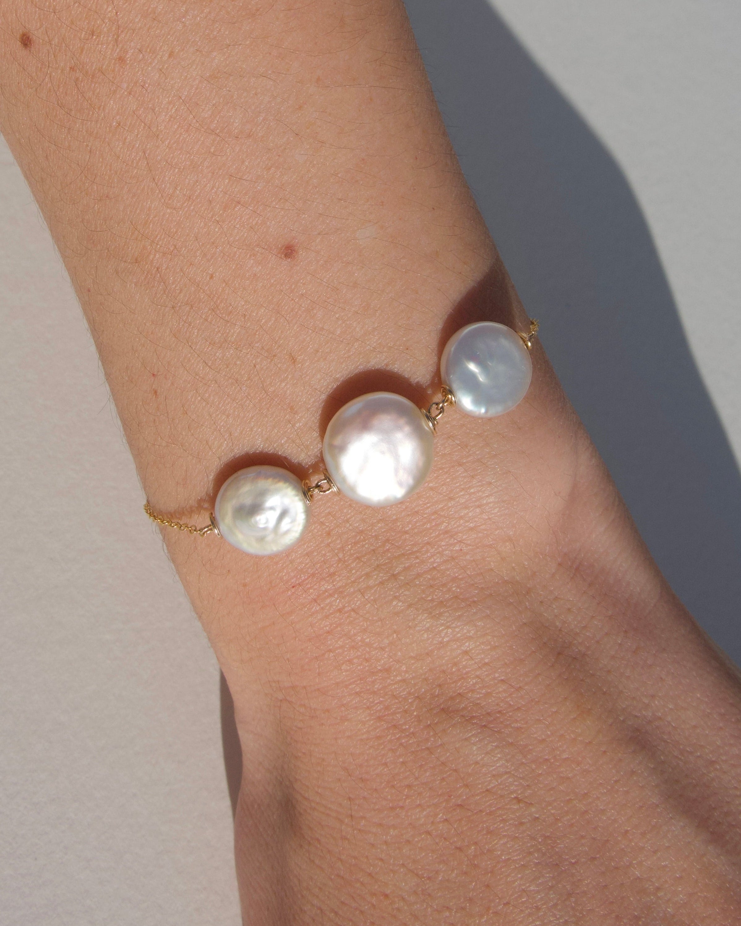 Roselle Bracelet - | Adorn Pili | Pearl Statement Jewelry