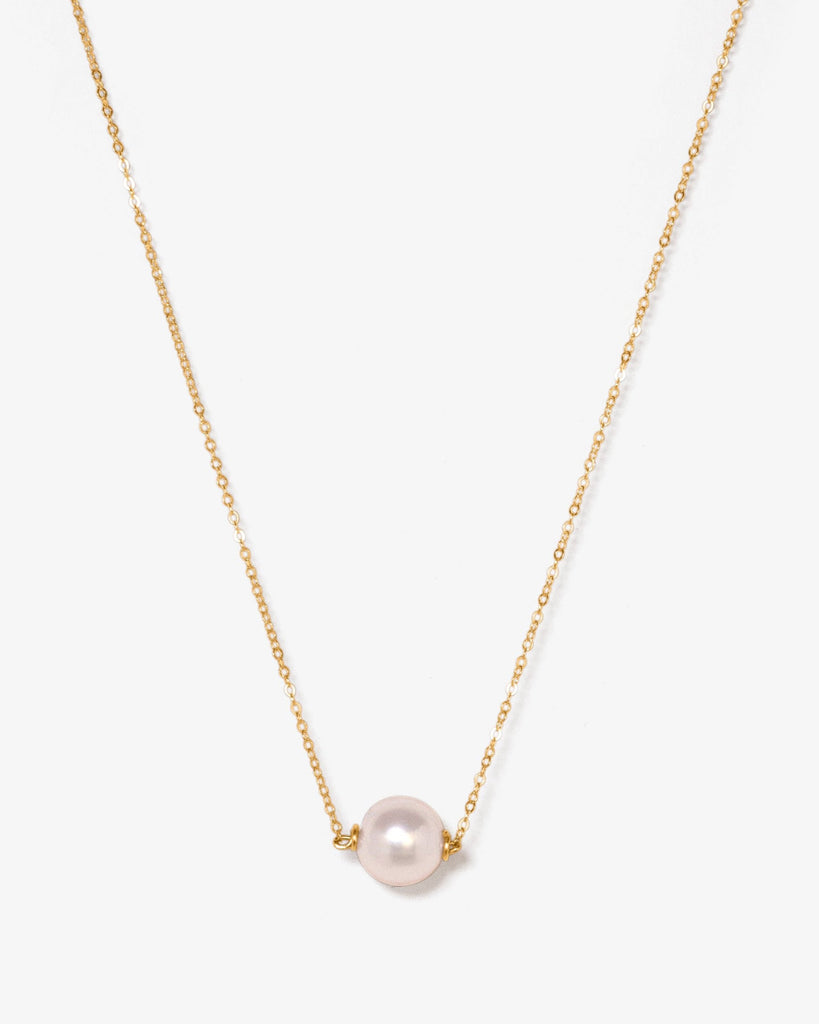 Solo Pearl Necklace - | Adorn Pili | Pearl Statement Jewelry